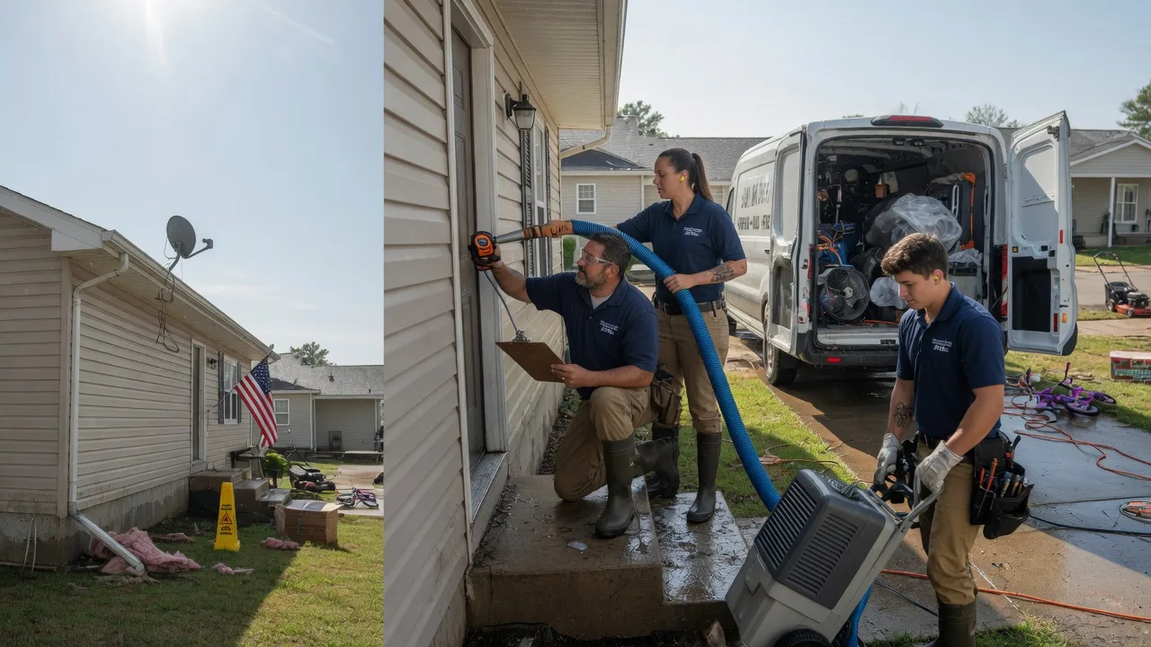 Ceiling Water Damage Restoration in West Valley, NY near me